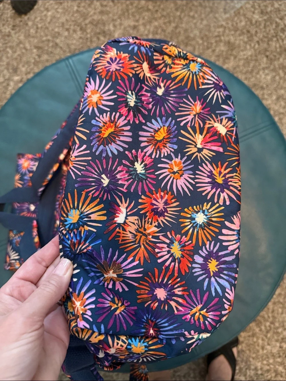 Kipling City Pack Backpack in multi flower print